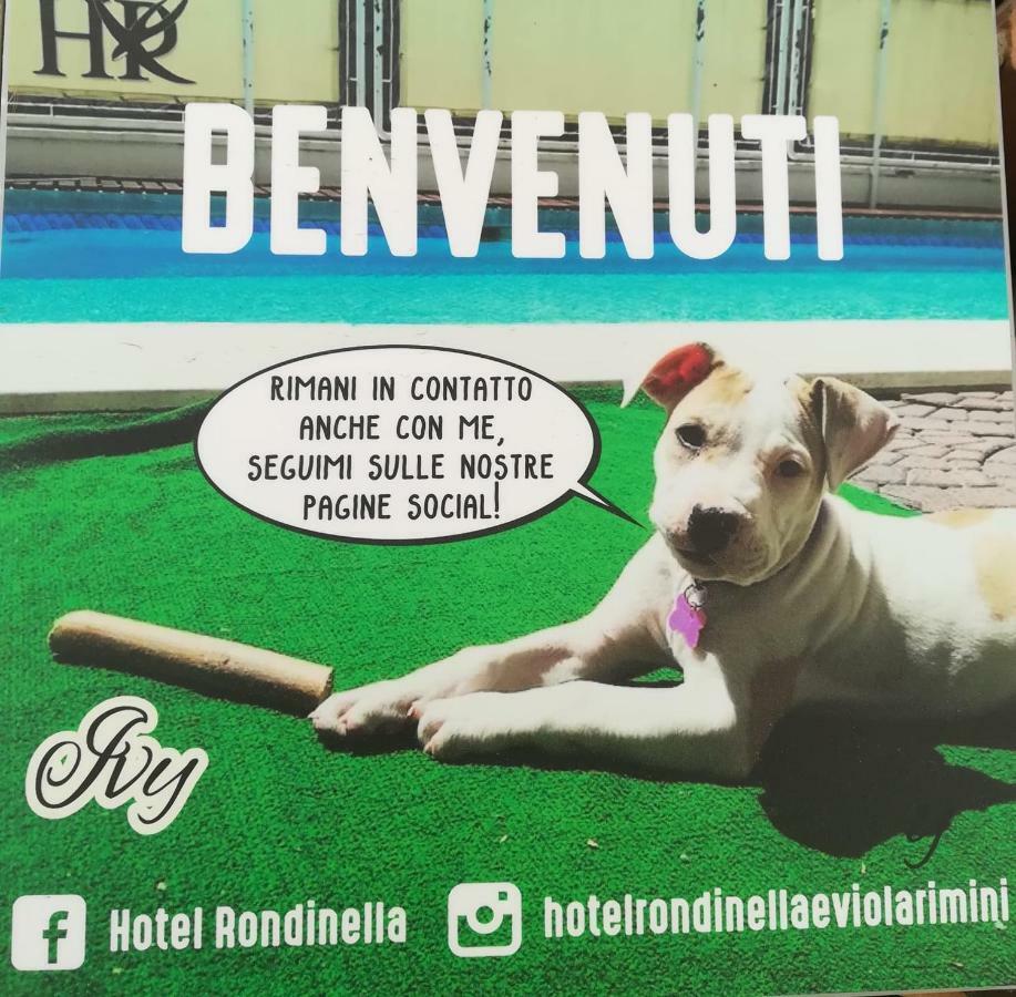Hotel Rondinella E Viola リミニ エクステリア 写真
